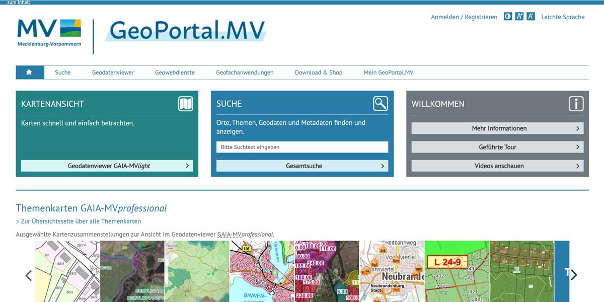 Geo-Portal M-V